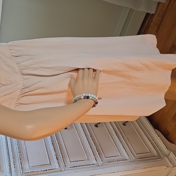 ​Anthropologie o.p.t Ruffle Flutter Sleeve Babydoll Cottagecore A-line Dress M - Picture 7 of 11